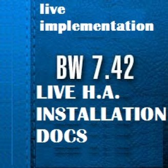 SAP BW 7.4  IMPLEMENTATION DOCUMENTS